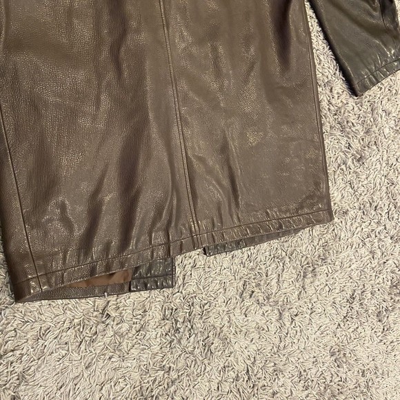 Coach Brown Leather Jacket - Picture 16 of 16